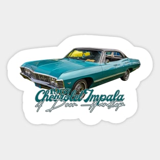 1967 Chevrolet Impala 4 Door Hardtop Sticker